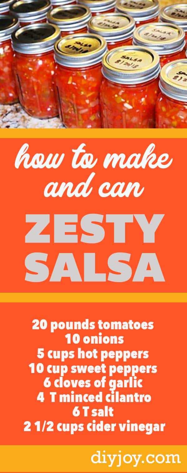 How to Make Salsa At Home - Spicy Salsa Recipe - How to Can Salsa and Preserve in Mason Jars