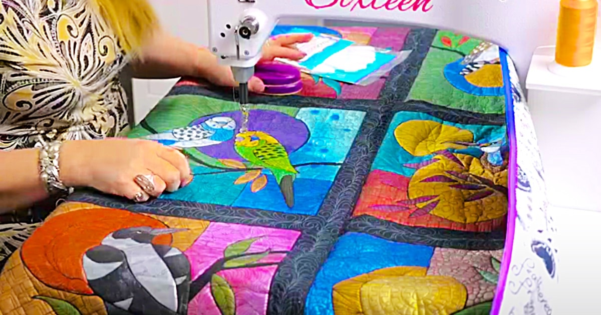 How To Sew A Large Quilt On A Small Machine | DIY Joy Projects and Crafts Ideas