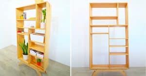 Easy DIY Mid-Century Bookcase With Free Plans