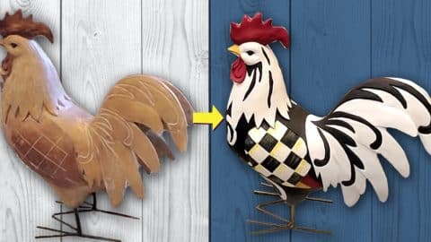 How To Paint McKenzie Childs Inspired Rooster | DIY Joy Projects and Crafts Ideas