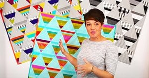 How To Make A Scrap Quilt With A Free Pattern From Krista Moser