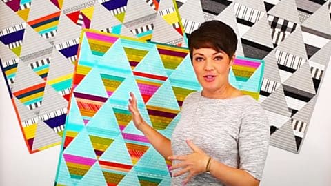 How To Make A Scrap Quilt With A Free Pattern From Krista Moser | DIY Joy Projects and Crafts Ideas