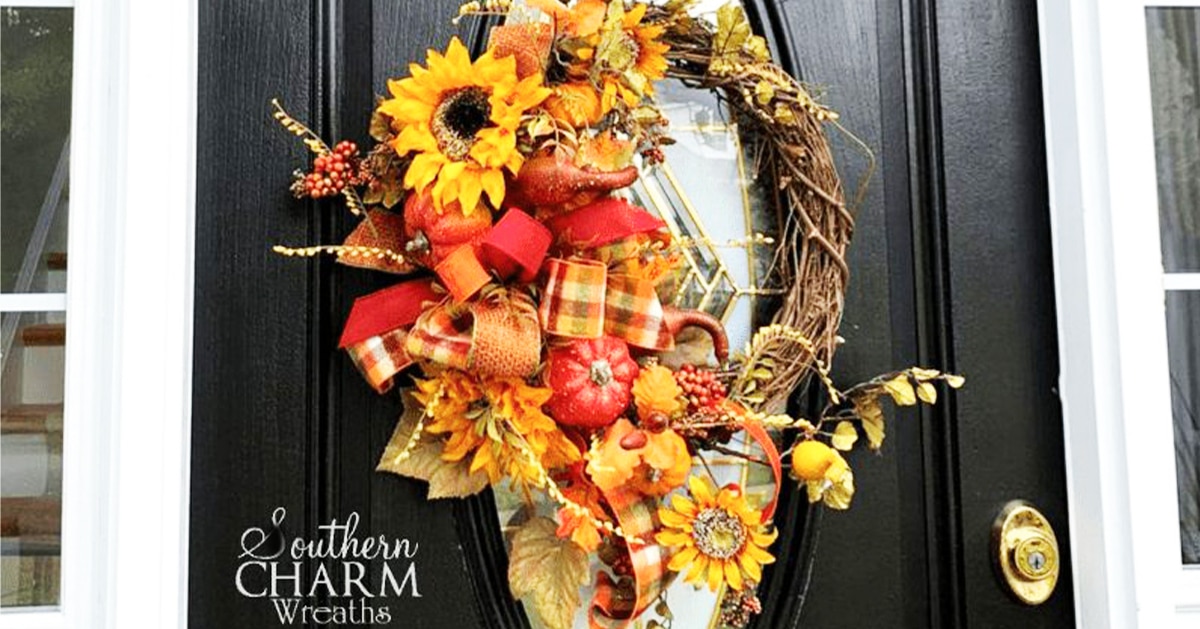 6-Minute DIY Fall Wreath | DIY Joy Projects and Crafts Ideas