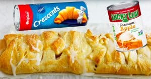 Apple Strudel With Canned Crescent Rolls