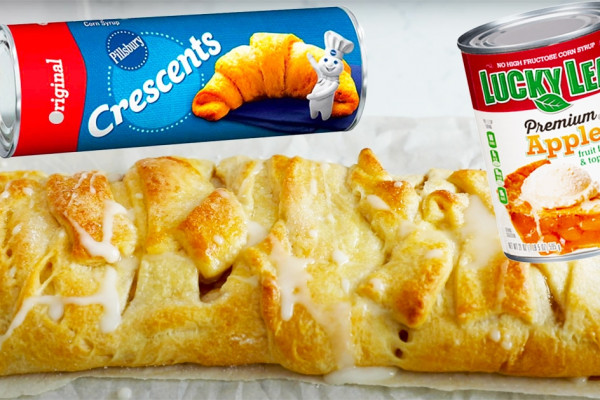 Apple Strudel With Canned Crescent Rolls - Canned Crescent Rolls Recipe - Easy Recipes