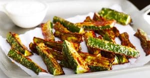 3-Ingredient Baked Zucchini Fries Recipe