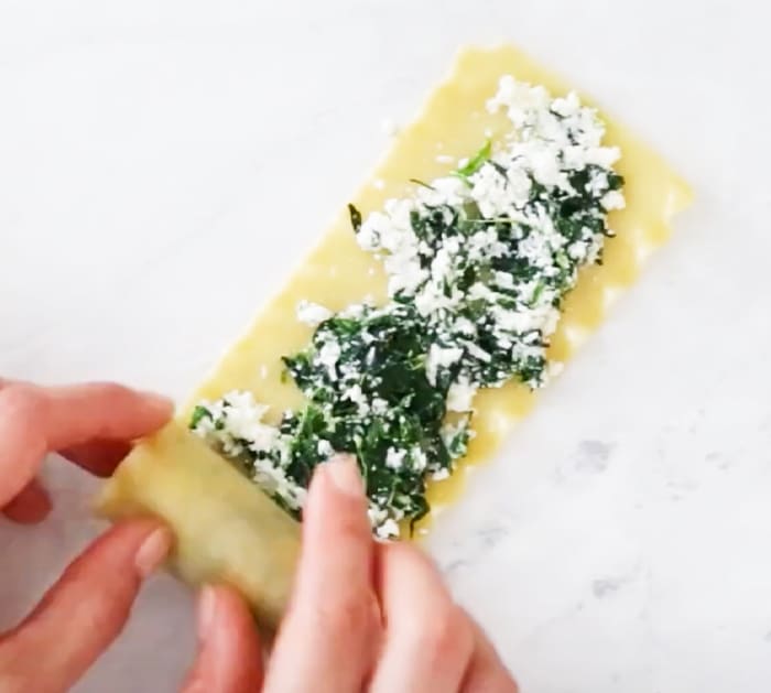 Use Ricotta Spinach To Roll Lasagna - Pasta Recipes - Italian Recipes