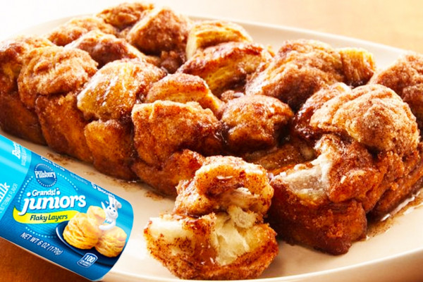 Canned Biscuit Cinnamon Sugar Pull Apart Loaf Recipe - Pillsbury Recipes - Canned Biscuit Recipes