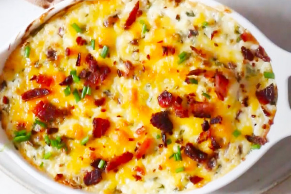 How To Make Cream Cheese Dip With Bacon And Cheddar - Appetizer Recipes - Quick and Simple