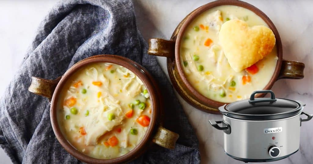 Crockpot Chicken Pot Pie Soup Recipe - Crockpot Recipes - Chicken Recipes