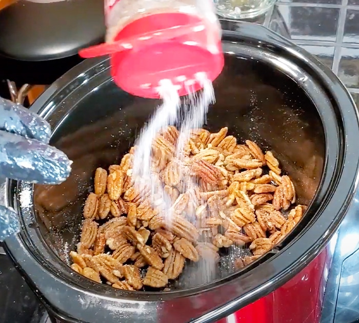 How To Make Candied Pecans - Easy Crockpot Recipes - Fireball Cinnamon Whisky