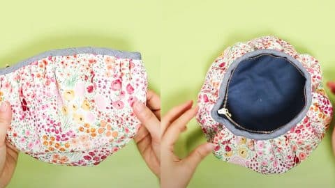 DIY Gathered Pouch | DIY Joy Projects and Crafts Ideas