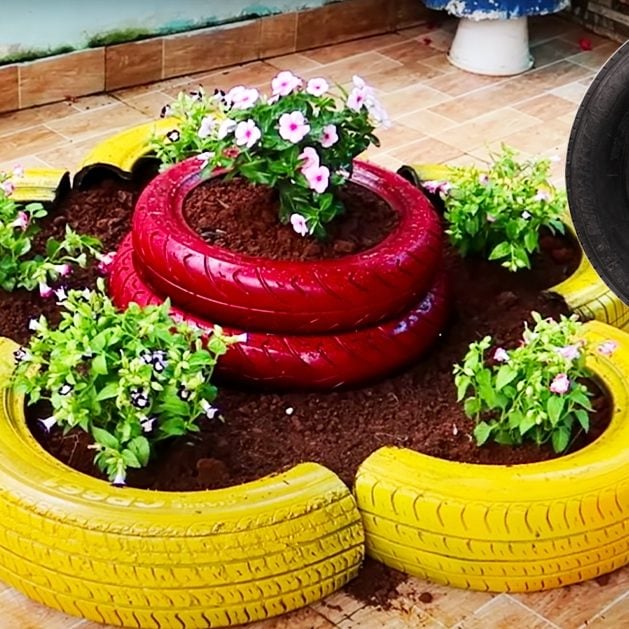 Tire Planters Ideas Tire Flower Pots How To Recycle: Old Tires As