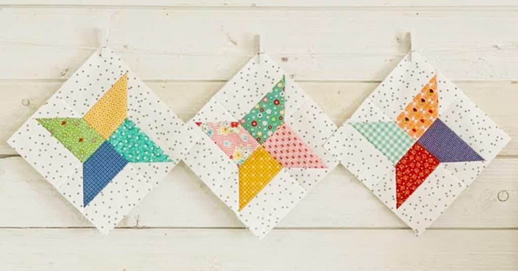DIY Scrappy Star Block Quilt - Scrappy Star Scrap Block - Lori Holt Tutorials