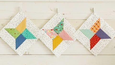 DIY Scrappy Star Block Quilt | DIY Joy Projects and Crafts Ideas
