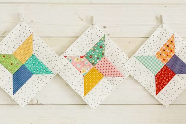 DIY Scrappy Star Block Quilt - Scrappy Star Scrap Block - Lori Holt Tutorials