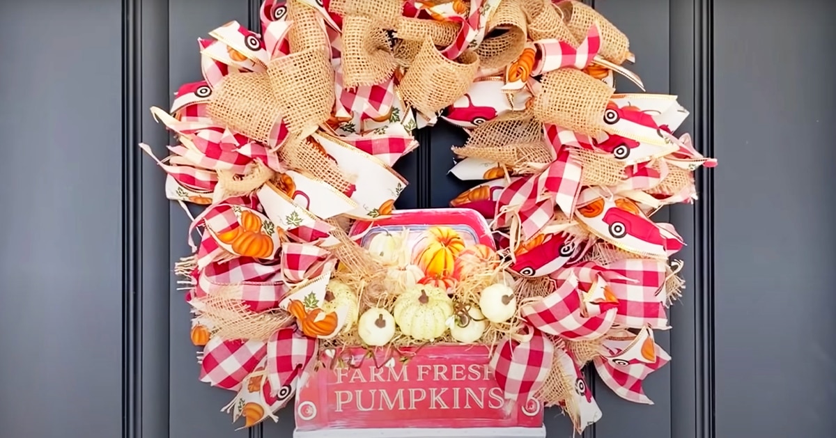 Dollar Tree DIY Fall Wreath