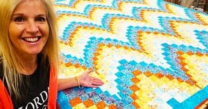 Donna Jordan’s Bargello Quilt With Free Pattern