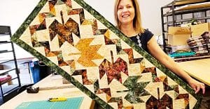 Fall Leaves Quilted Table Runner With Donna Jordan