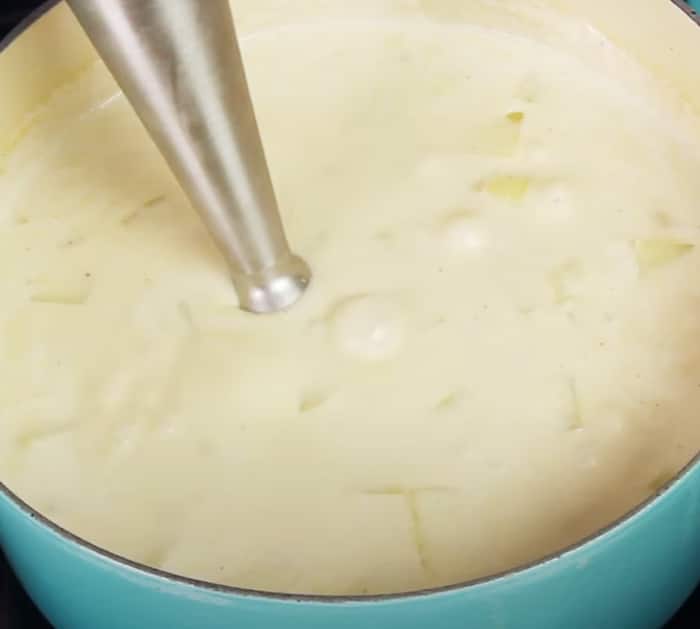 Use Immersion Blender To Make Potato Soup - Homemade Recipes - Comfort Food Recipes