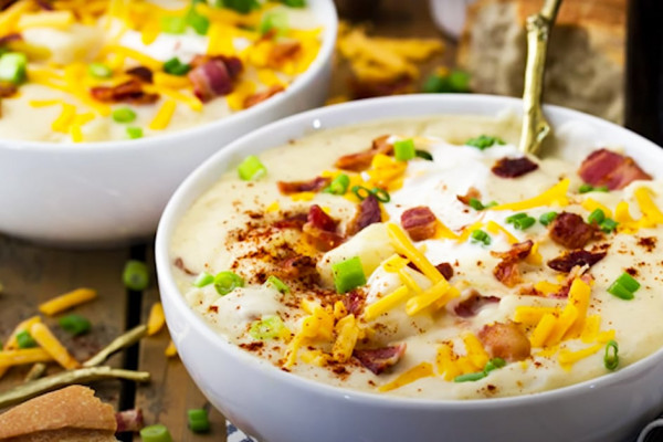 How To Make Loaded Baked Potato Soup - Potato Recipes - Soup Recipes