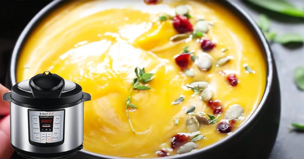 Instant Pot Butternut Squash Soup Recipe - Fall Soup Recipes