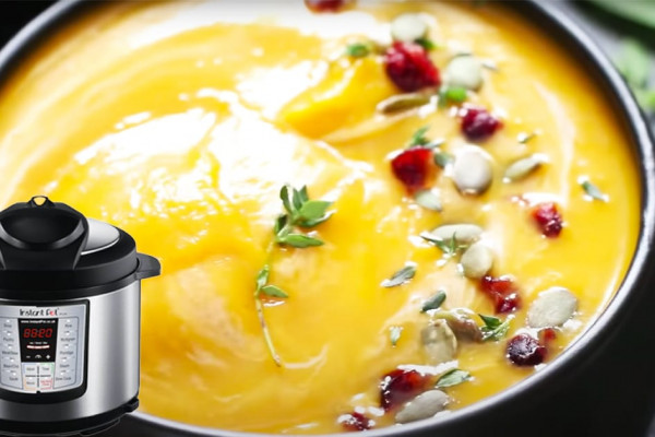 Instant Pot Butternut Squash Soup Recipe - Fall Soup Recipes