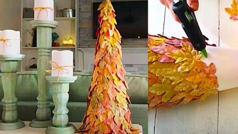 Dollar Tree Fall Leaf Tree Decor | DIY Joy Projects and Crafts Ideas