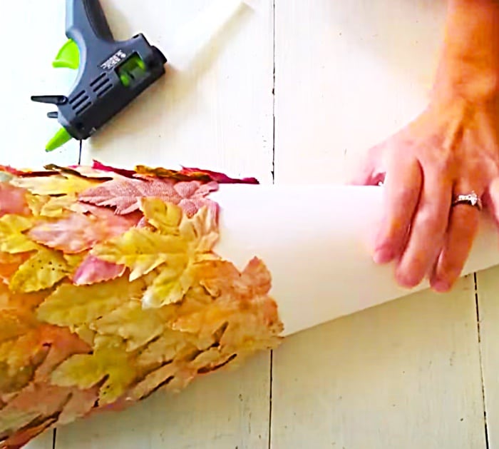 Glue Gun Fall Decor Ideas - DIY Autumn Ideas For The Home - Leaf Decor For Fall