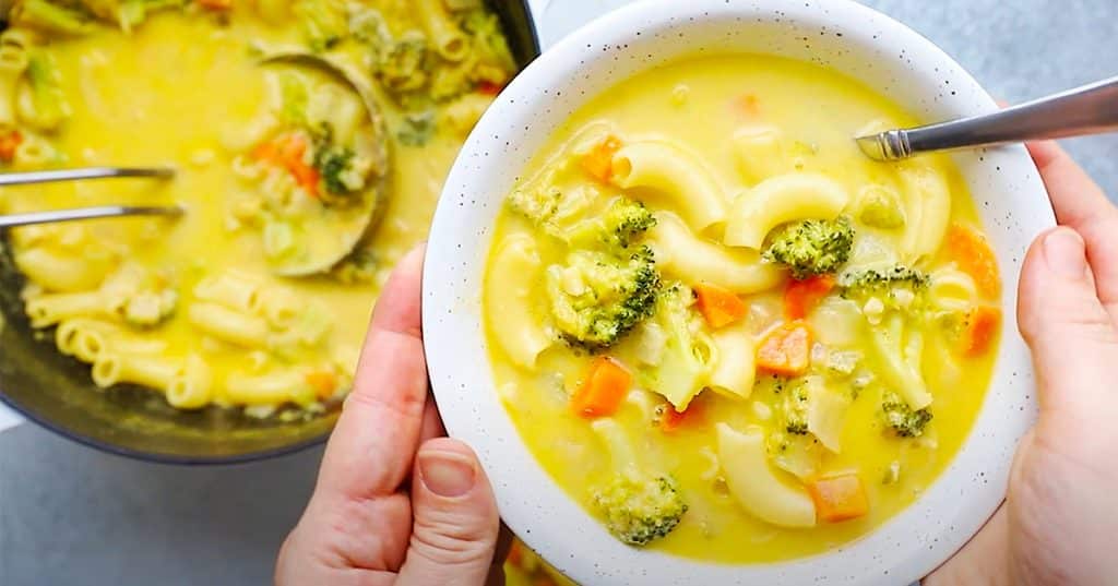 Macaroni and Cheese Soup With Broccoli Recipe - One-Pot Recipes - Macaroni and Cheese Recipes