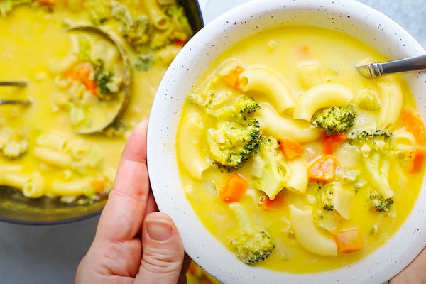 Macaroni and Cheese Soup With Broccoli Recipe - One-Pot Recipes - Macaroni and Cheese Recipes
