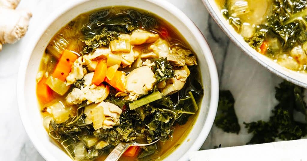 One-Pot Healing Chicken Vegetable Soup - Soup Recipes - Fall Recipes