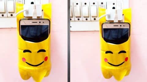 Phone Charger Holder Using Plastic Bottle | DIY Joy Projects and Crafts Ideas
