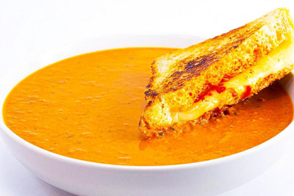 Rachael Ray's Grilled Cheese And Tomato Soup Recipe - Classic Comfort Food Recipes