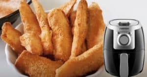 Air Fryer Apple Fries Recipe With Cream Cheese Dip