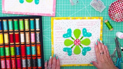 How To Prepare An Applique For Quilting With Free Template | DIY Joy Projects and Crafts Ideas