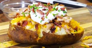 Loaded Restaurant-Style Baked Potato Recipe