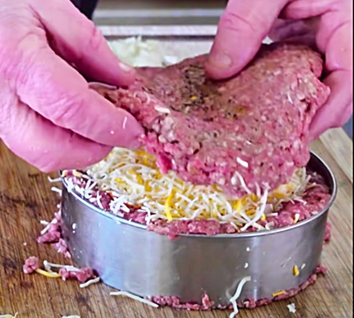 Stuffed Burger Recipe - BBQ Burger Idea - How To Grill A Burger