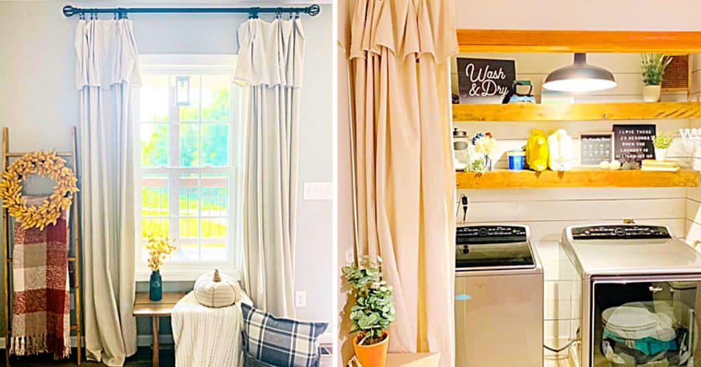 Drop Cloth Curtains -DIY Drapes - Home Depot Curtains