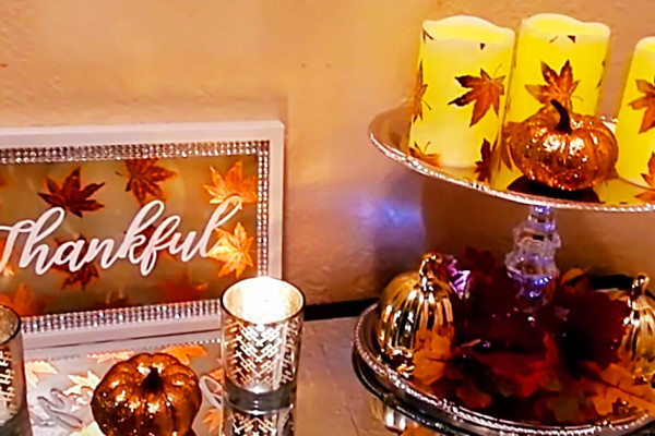 DIY Dollar Tree Fall Lighting Idea - Dollar Tree DIY - Dollar Tree Fall Ideas