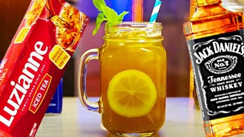 Peach Whiskey Iced Tea Recipe | DIY Joy Projects and Crafts Ideas