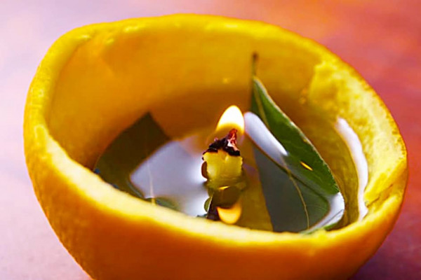 How To make a Candle From An Orange - DIY Orange Peel Candle - Easy Candle Making