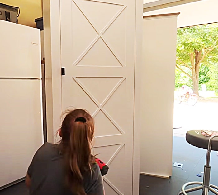 DIY Farmhouse Doors For A Cupboard -