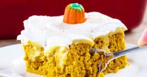 Pumpkin Spice Poke Cake Recipe