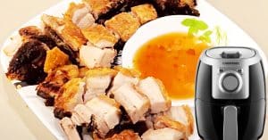 Low-Carb Keto Air Fryer Crispy Pork Belly Recipe