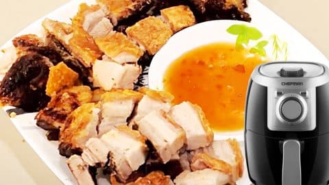 Low-Carb Keto Air Fryer Crispy Pork Belly Recipe | DIY Joy Projects and Crafts Ideas