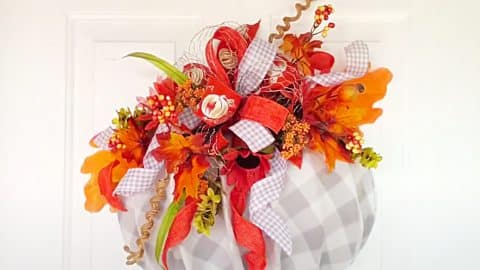 DIY Dollar Tree Pumpkin Wreath | DIY Joy Projects and Crafts Ideas