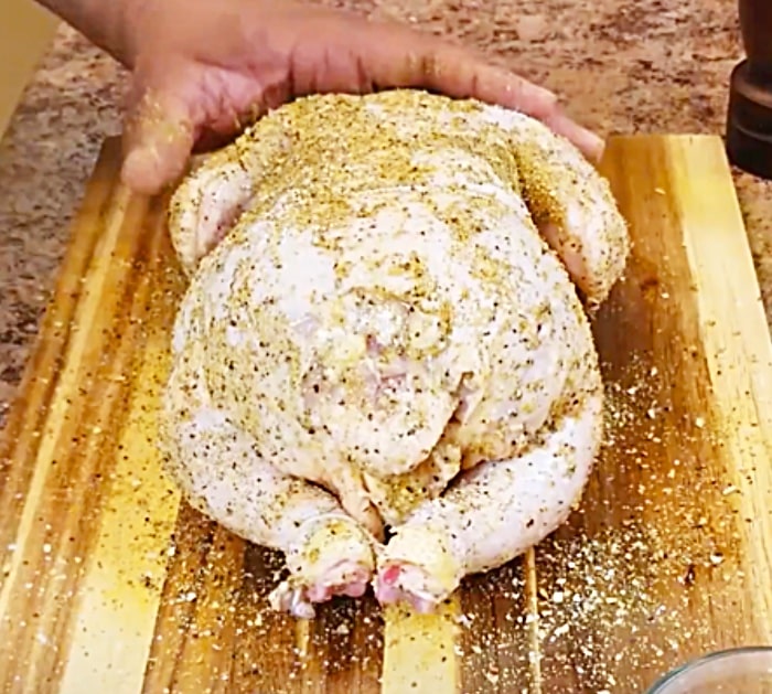 How To Make An Easy Air Fryer Rotisserie Chicken - Air Fryer Recipes