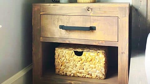 DIY Rustic Modern Nightstand With Free Plans | DIY Joy Projects and Crafts Ideas