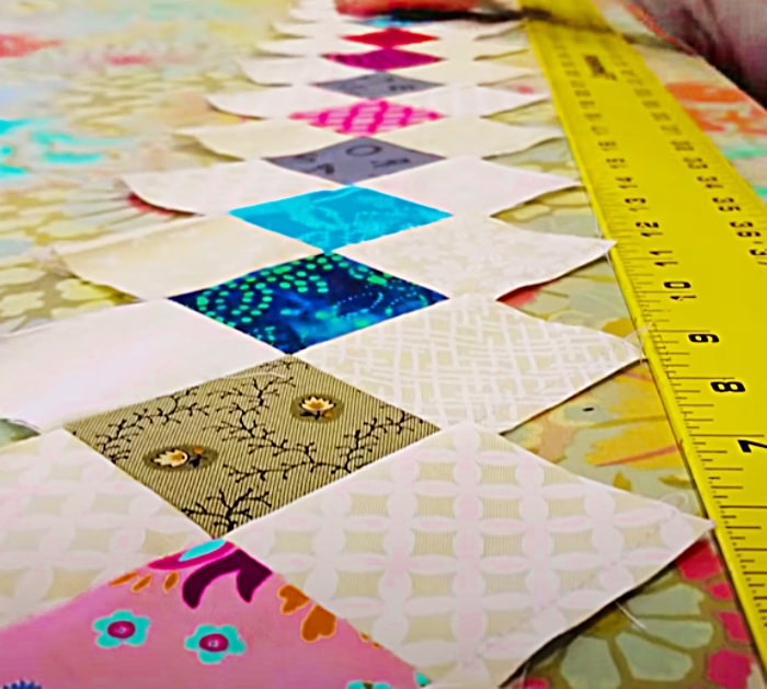 Jelly Roll Scrap Table Runner - Jelly Roll Ideas - Easy Quilting Projects